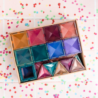 120 vnt. Connetix magnetinis konstruktorius - Pastel Creative pack