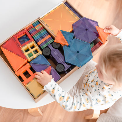 212 vnt. Connetix magnetinis konstruktorius - Rainbow Mega Pack