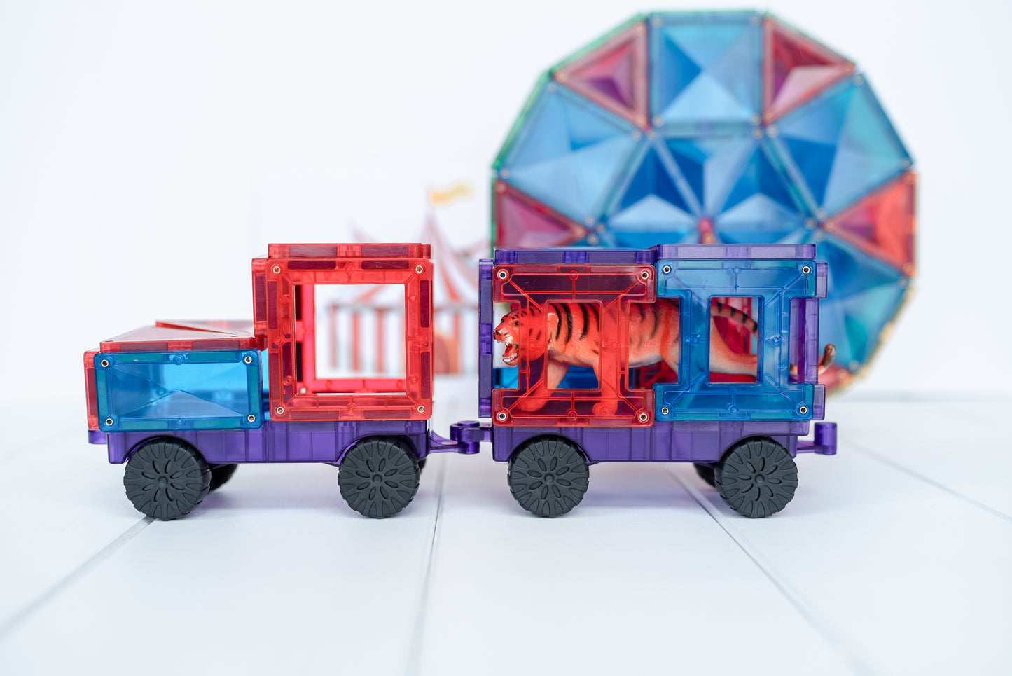 212 vnt. Connetix magnetinis konstruktorius - Rainbow Mega Pack