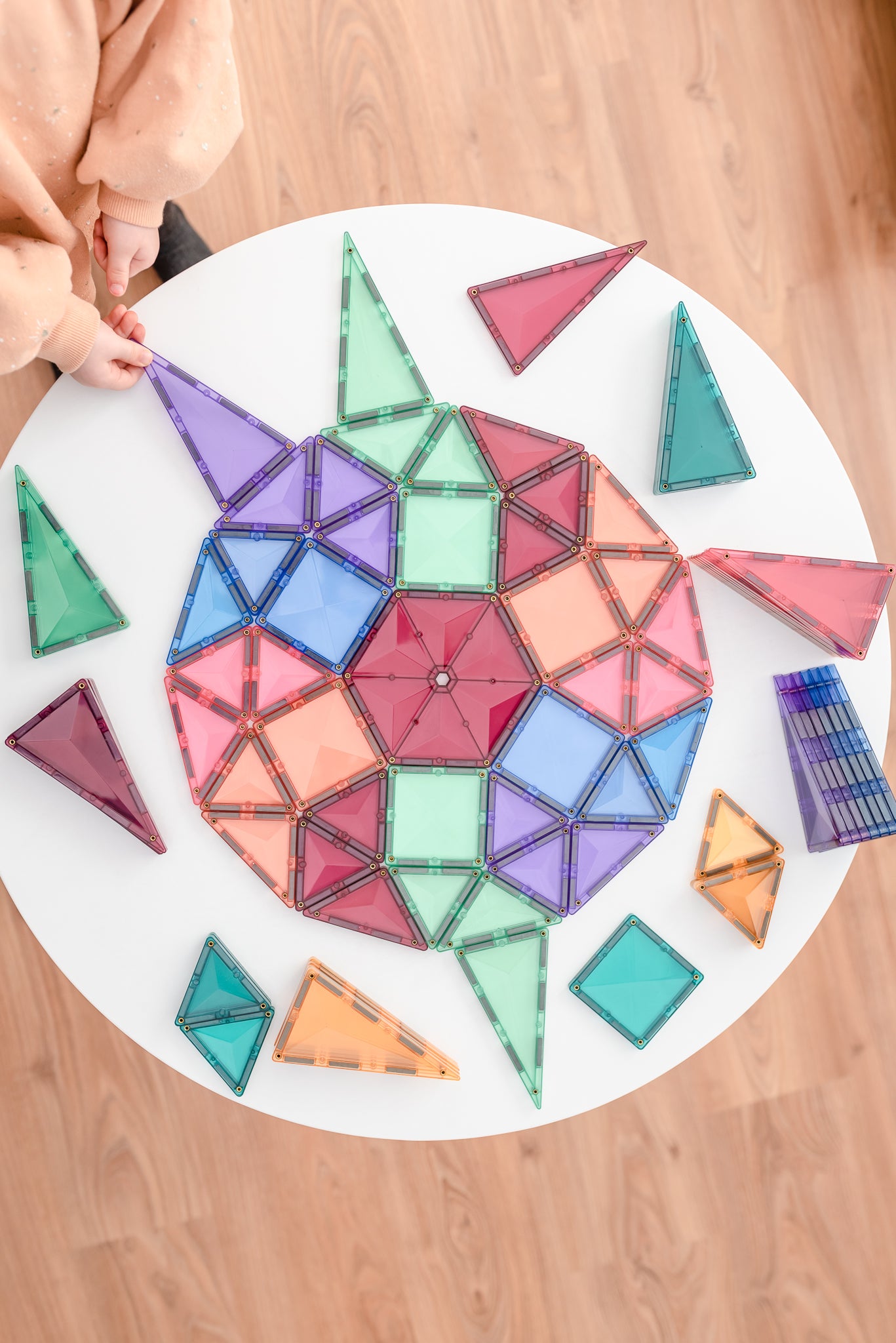 202 vnt. Connetix magnetinis konstruktorius - Pastel Mega Pack